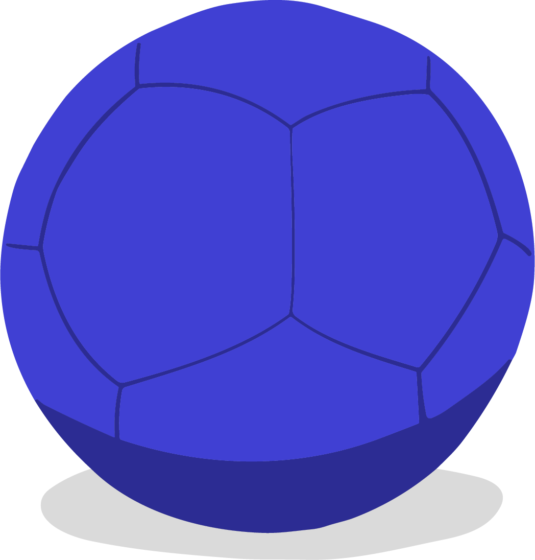 Boccia individual azul